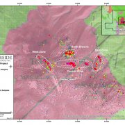 The Cecilia Gold-Silver Project Map