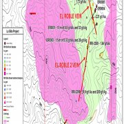 Map of El Roble Vein