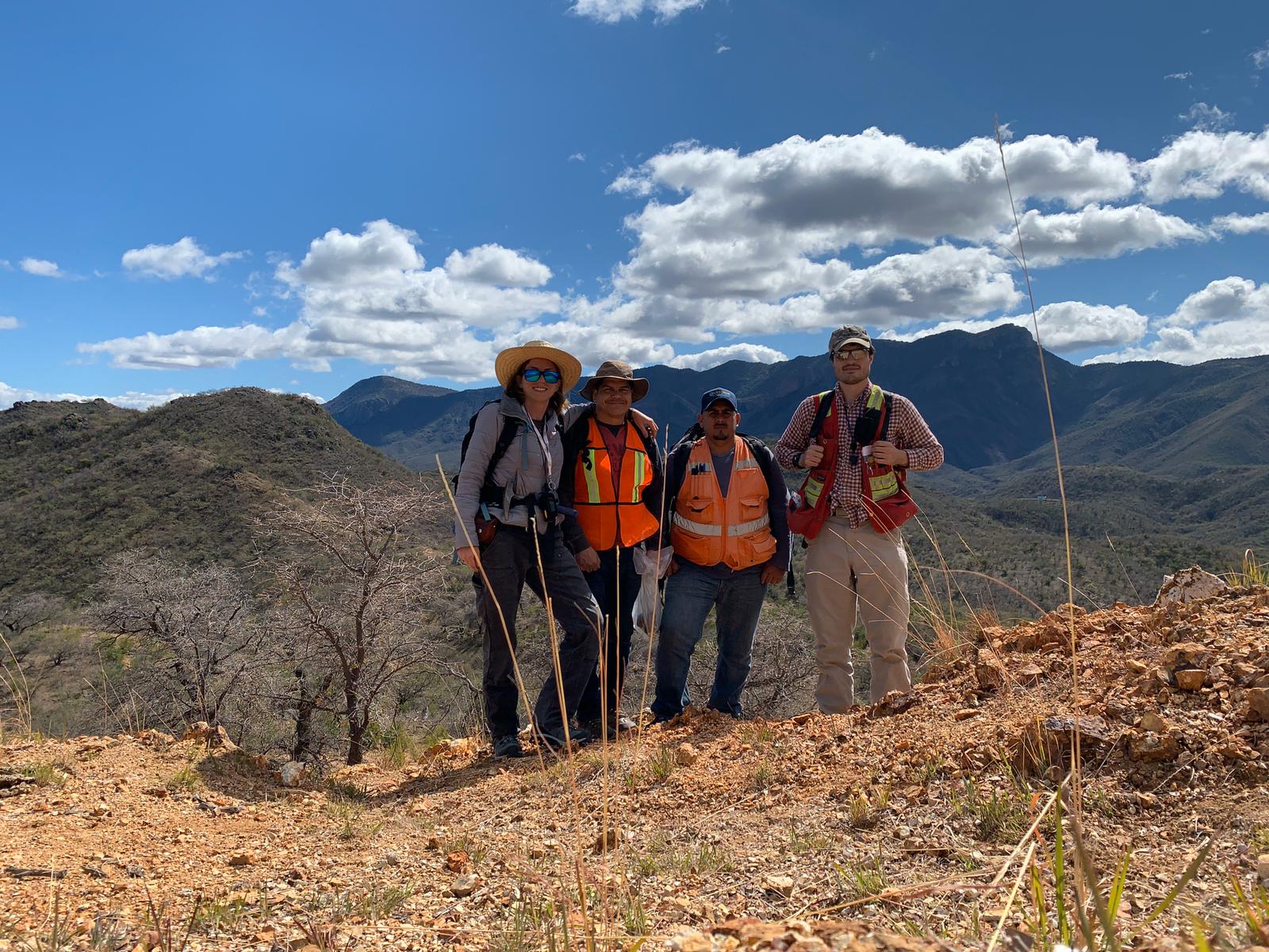 Riverside geologists at Los Cuarentas
